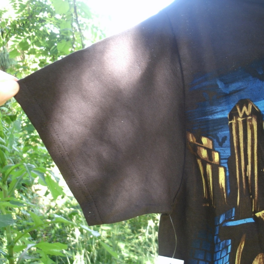 Salvador Dali Style Bat Symbol T-Shirt - Picture 5 of 8